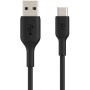 Belkin | USB-C cable | Male | 4 pin USB Type A | Male | Black | 24 pin USB-C | 2 m - 2